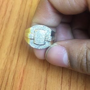 Gold an diamond ring